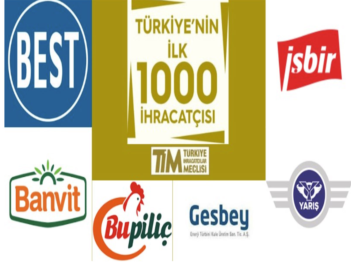 6 companies from Balıkesir were included in the list of top 1000 exporters in Turkey.